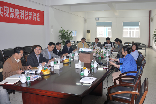 江蘇省經(jīng)信委領(lǐng)導來南京聚隆科技股份有限公司參觀調(diào)研